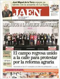 Portada de Diario Jaén (España)