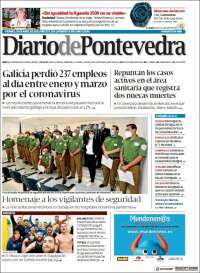 Portada de Diario de Pontevedra (España)