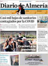 Portada de Diario de Almería (España)