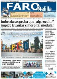 Portada de El Faro de Melilla (España)