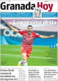 Portada de Granada Hoy (España)