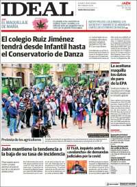 Portada de El Ideal de Jaén (España)