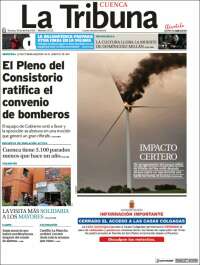 Portada de La Tribuna de Cuenca (España)