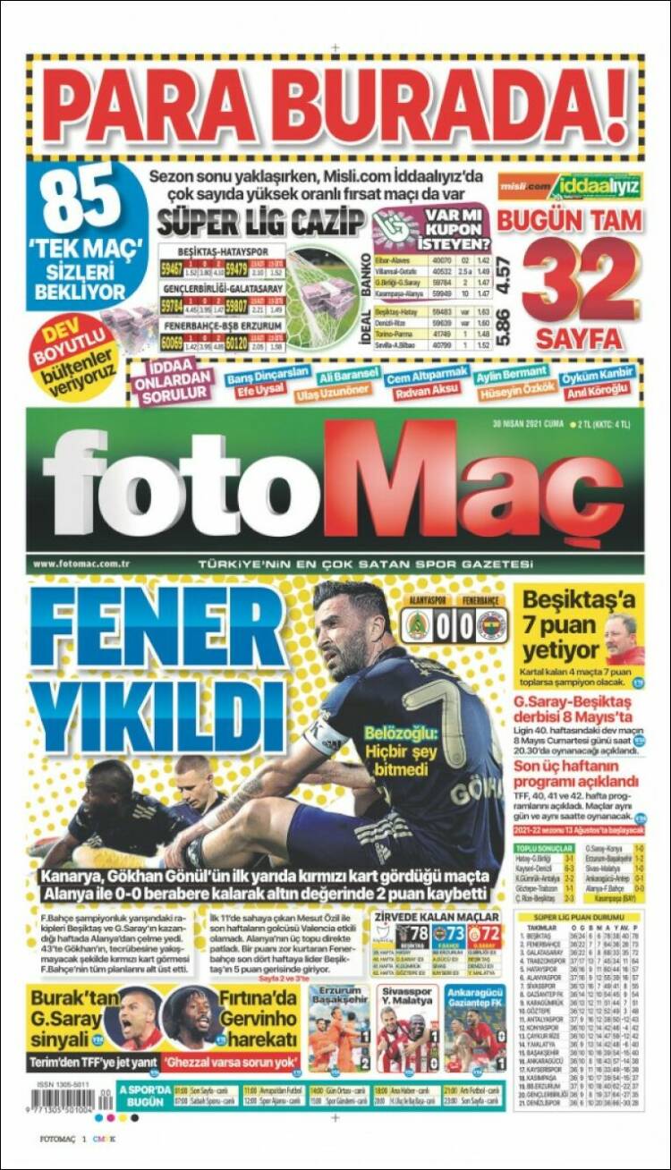 Portada de Fotomaç (Turquie)