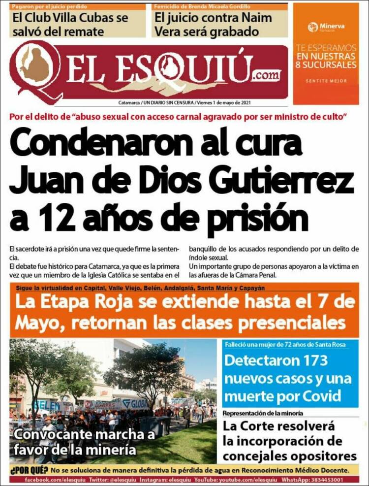 Portada de El Esquiu (Argentina)
