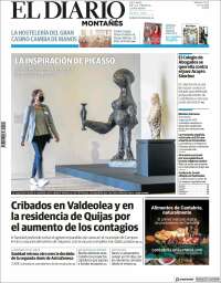 Portada de El Diario Montañés (España)