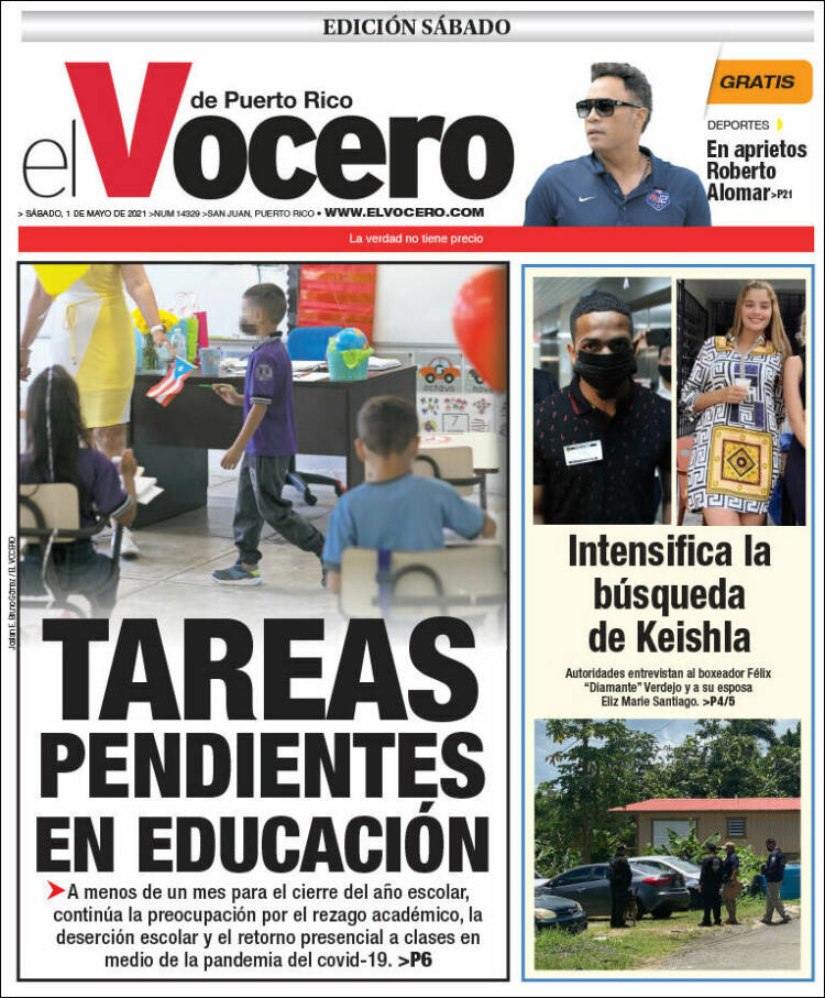 Portada de Vocero (Puerto Rico)
