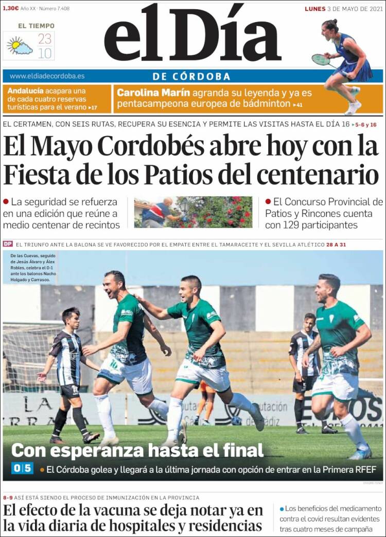 Portada de El Día de Córdoba (Spain)