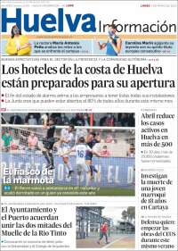 Portada de Huelva Información (España)