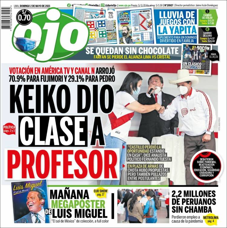 Portada de Ojo (Perú)