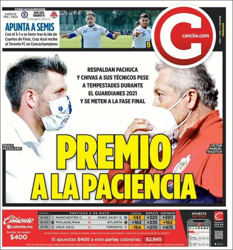Portada de Cancha (M&eacute;xico)