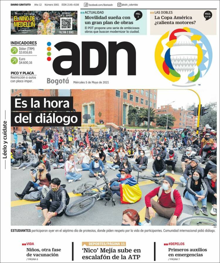 Portada de ADN - Bogotá (Colombia)