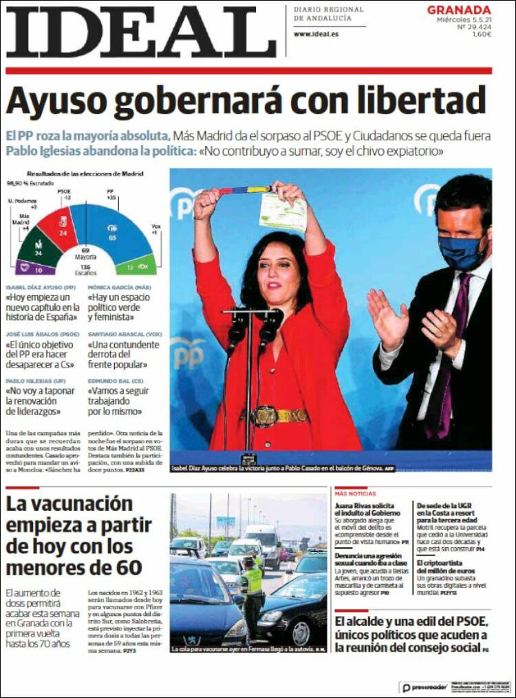 Portada de Ideal (España)