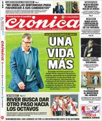 Portada de Crónica (Argentina)