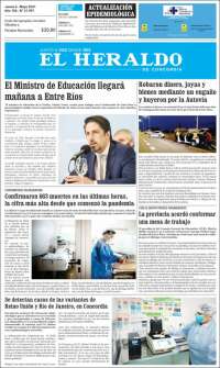 Portada de El Heraldo de Concordia (Argentina)