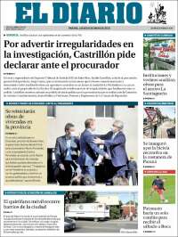 Portada de El Diario de Paraná (Argentina)