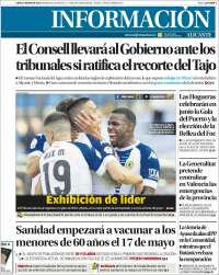 Portada de Diario Información (España)