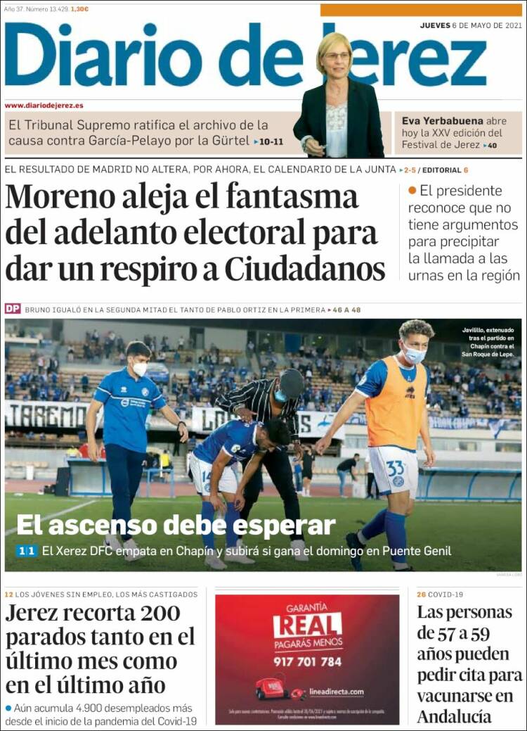 Portada de Diario de Jerez (Spain)