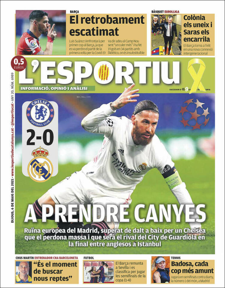 Portada de L'Esportiu (Spain)