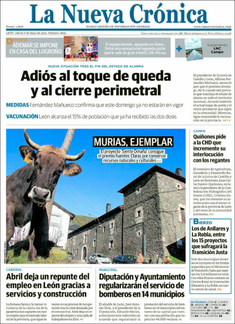 Portada de La Nueva Crónica (Spain)