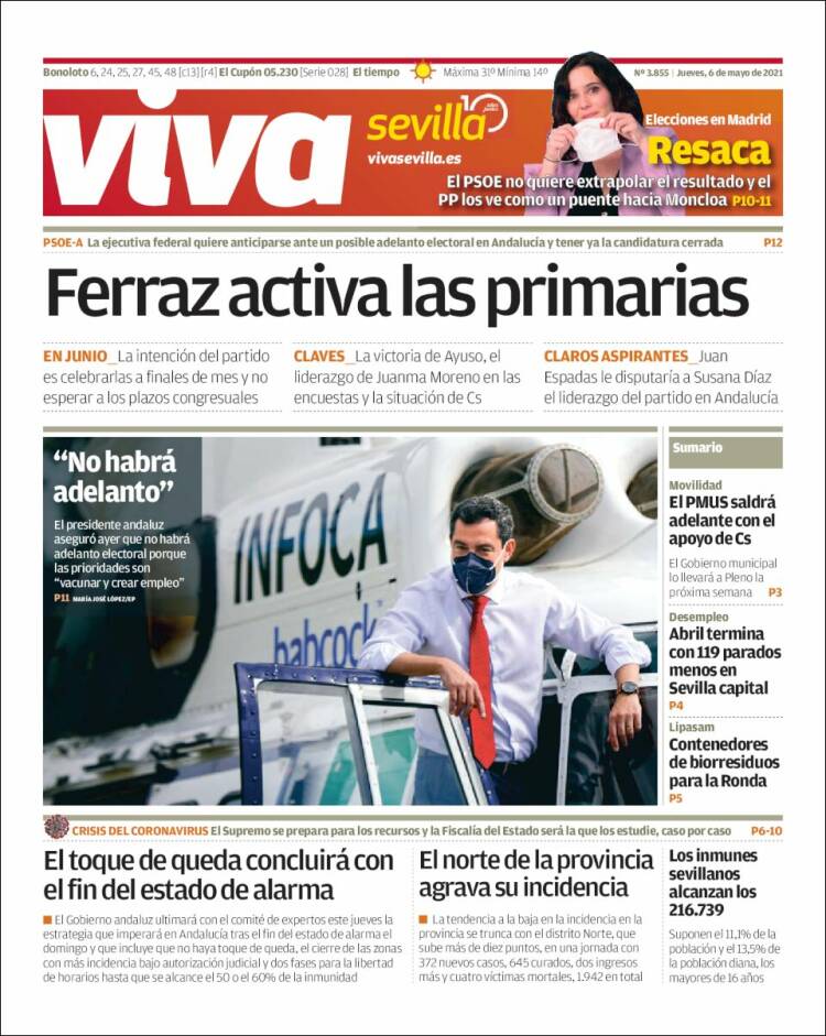 Portada de Viva Sevilla (España)