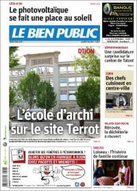 Portada de Le Bien Public (Francia)