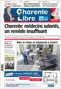 Portada de Charente Libre (Francia)