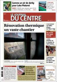 Portada de Le Journal du Centre (Francia)