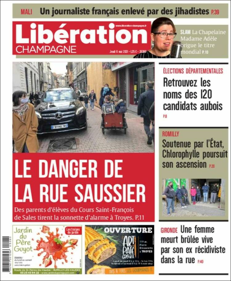 Portada de Libération Champagne (France)