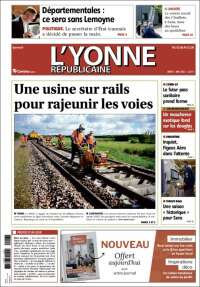 Portada de L'Yonne-Républicaine (Francia)