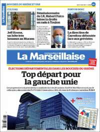 Portada de La Marseillaise (Francia)