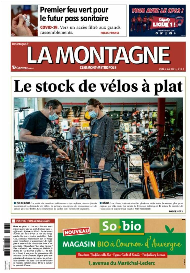 Portada de La Montagne (France)