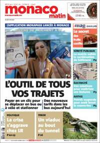 Portada de Nice-Matin (Francia)