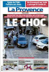 Portada de La Provence (Francia)