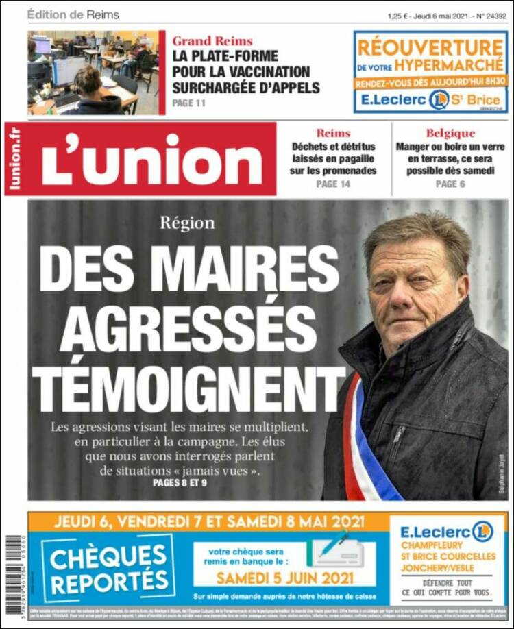 Portada de L'Union (France)