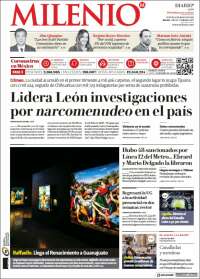 Portada de Milenio de León (Mexico)