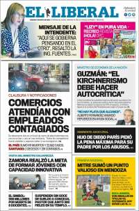 Portada de Diario El Liberal (Argentina)