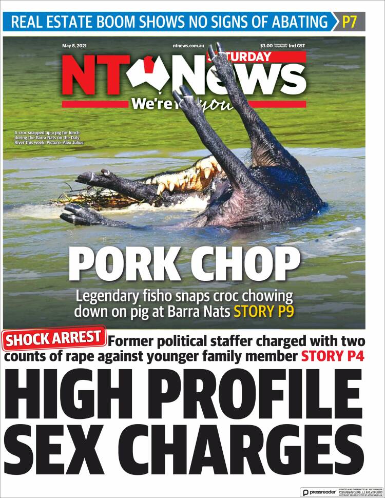 Portada de Northern Territory News (Australia)