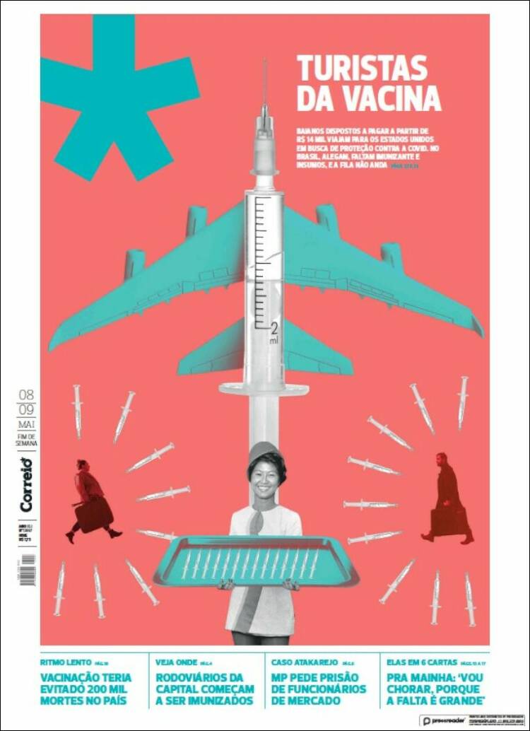 Portada de Correio* (Brasil)