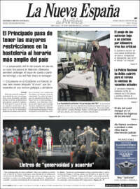 Portada de La Nueva España - Avilés (Espa&ntilde;a)