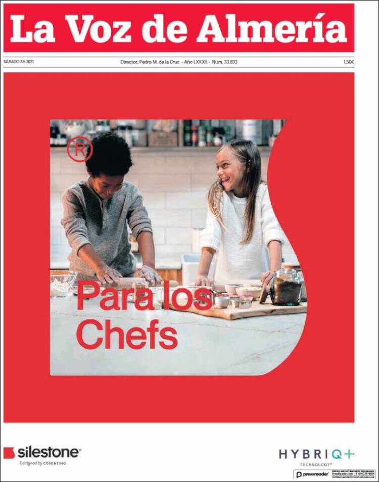 Portada de La Voz de Almería (Espa&ntilde;a)