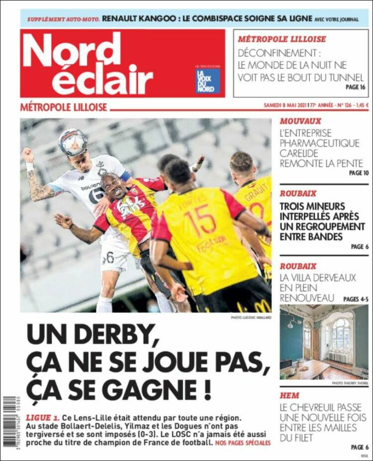 Portada de Nord Éclair (Francia)