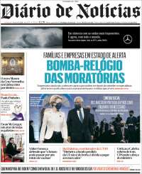 Portada de Diário de Noticias (Portugal)