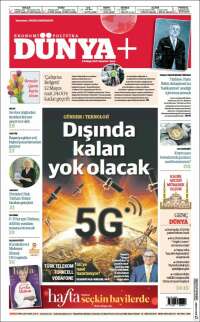 Portada de Dünya (Turquía)