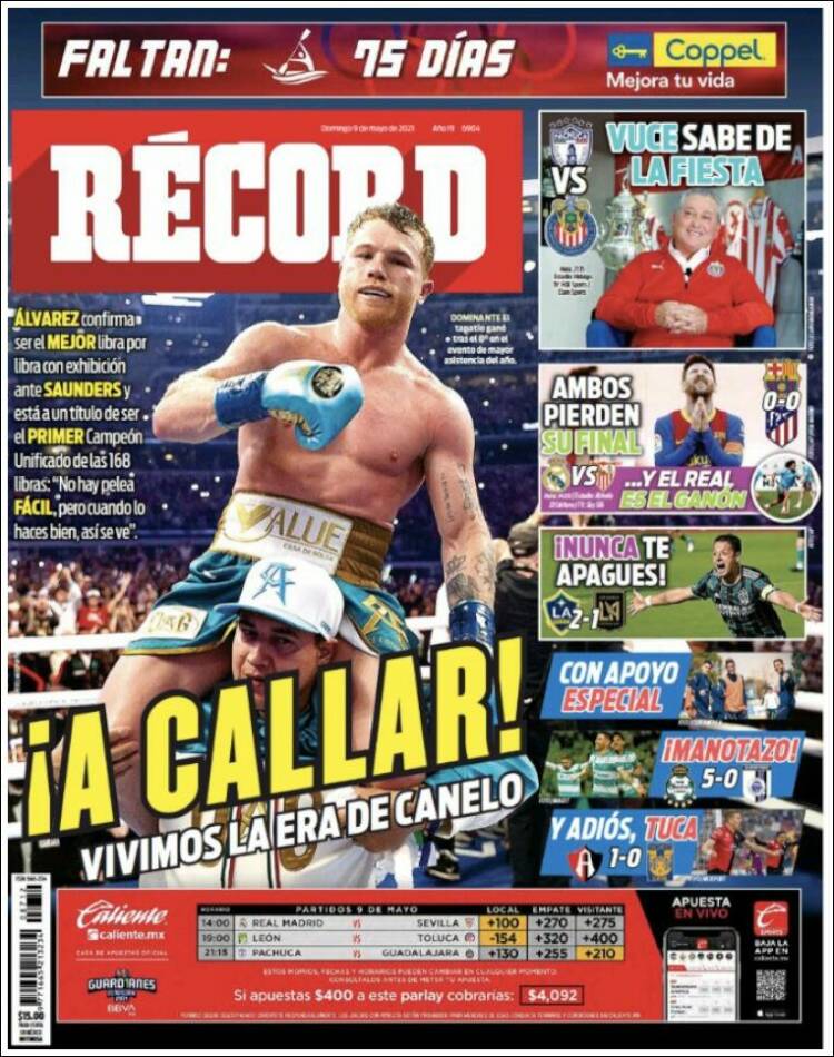 Portada de Record (Mexico)