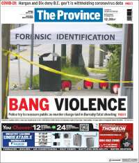 Portada de The Province (Canadá)