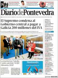 Portada de Diario de Pontevedra (España)