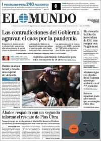 Portada de El Mundo (España)