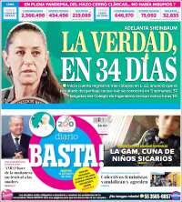 Portada de Diario Basta (México)