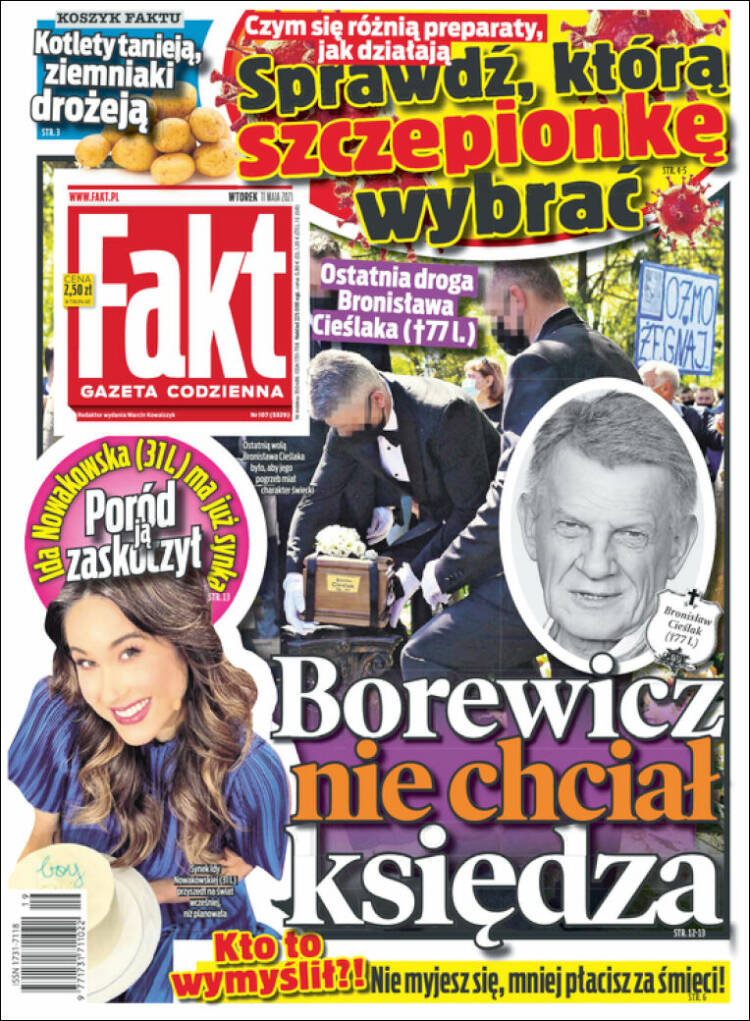 Portada de Fakt (Polonia)